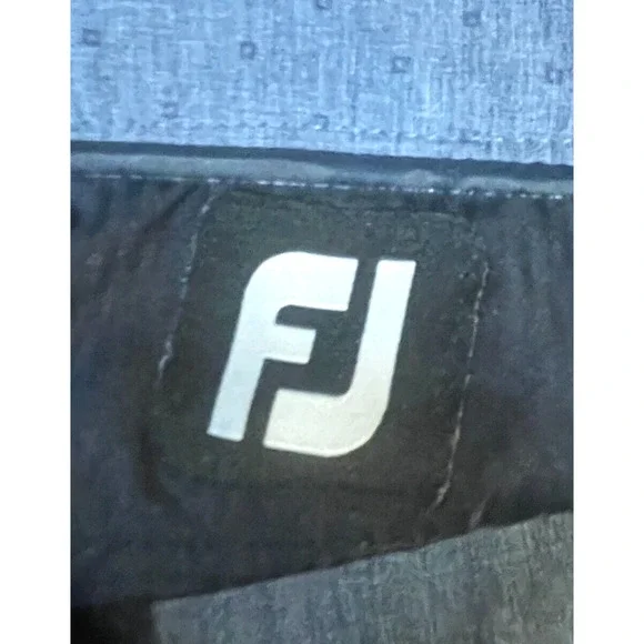 FootJoy Shorts Mens 38 Blue Dotted Golf Preppy Chino Performance FJ Flat Front - Picture 6 of 12